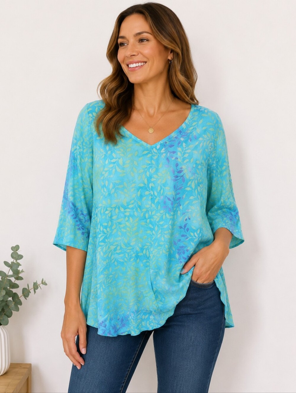 Lost River Clothing Company V-Neck Blouse Size XL
